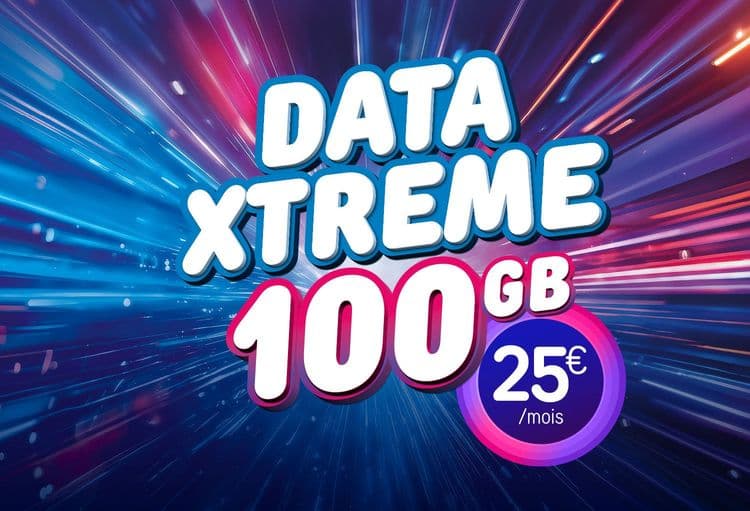 Abonnement mobile GO)) XTREME 100GB data 25€ par mois