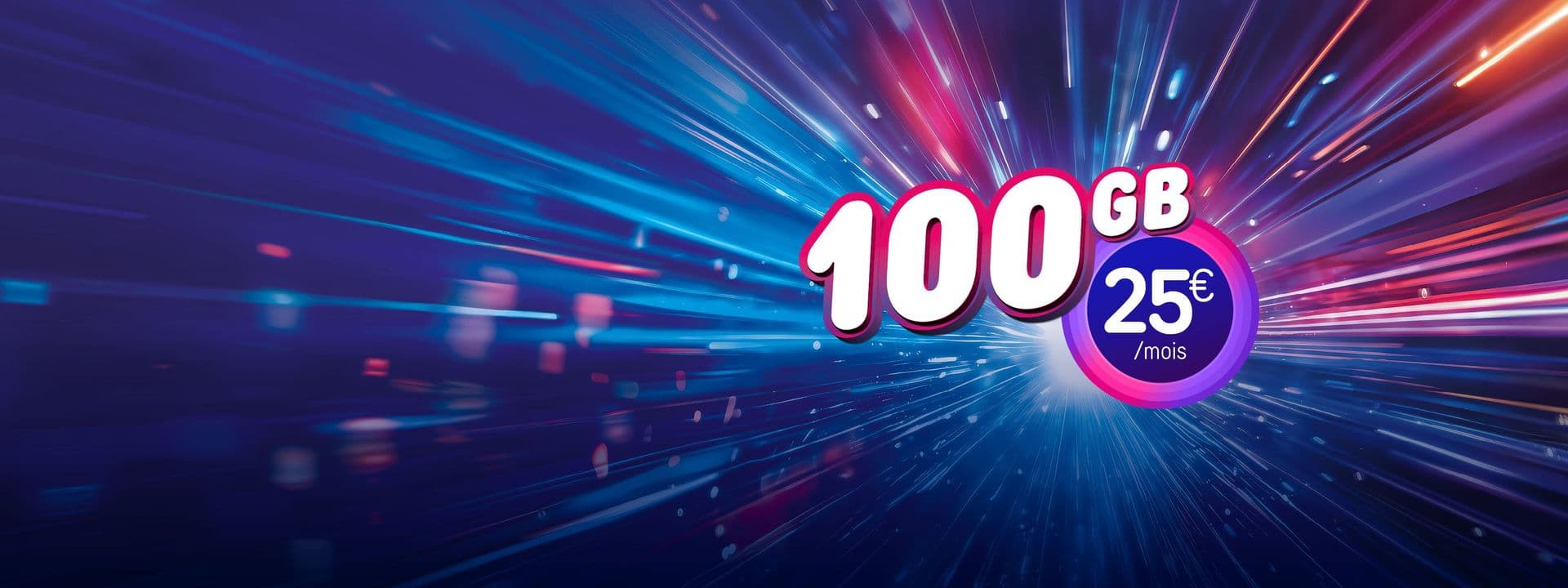 Abonnement mobile GO)) XTREME 100GB data 25€ par mois